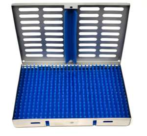 Caja de Almacenamiento para Instrumental Dental con Esterilización en Autoclave Manual, Bandeja de Acero Inoxidable 7.25 5, Certificación CE, Instrumentos de Clase - Product Image 2