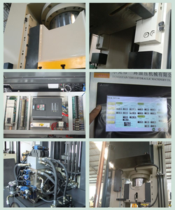 Presse hydraulique servo motorisée de 400 tonnes pour le compactage d'anneaux céramiques - Presse de métallurgie des poudres avec contrôle automatique par PLC - Product Image 3