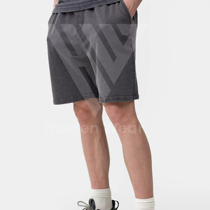 Professional Manufacturer Sports <b>Men's</b> Sweat <b>Shorts</b> OEM ODM Service Made Above <b>Knee</b> <b>Length</b> Fitness Workout Gym <b>Shorts</b> Male - Product Image 3