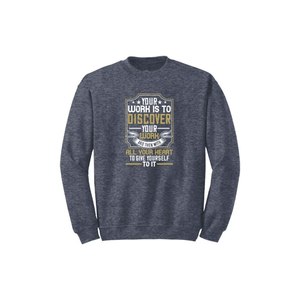 Sudadera de mezcla de algodón con estampado de temas de Buda, 12 opciones de color, estilo informal 260-280 GSM, colocación de diseño personalizable para invierno - Product Image 2