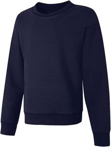 OEM personnalisé 100% haute qualité coloré hommes classique plaine col rond sweat coton polaire 300 à 320 gsm - Product Image 2