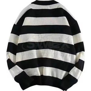 เสื้อสเวตเตอร์โอเวอร์ไซส์แขนยาวสำหรับผู้ชาย, เสื้อสเวตเตอร์โอเวอร์ไซส์แฟชั่นไซส์ใหญ่พิเศษสำหรับฤดูหนาว - Product Image 2