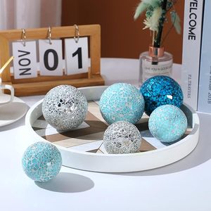 Bolas decorativas para el hogar con diseño creativo moderno, adornos de bolas doradas, decoración del hogar para manualidades de regalo en forma de esfera - Product Image 5