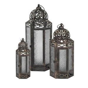 <b>Moroccan</b> Wholesale Bulk Eco-friendly <b>Decorative</b> Designer Handmade Lanterns Votive Iron Customized Sizes Hanging Classic Black - Product Image 5