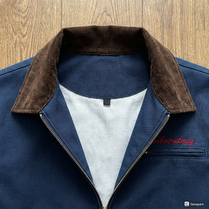 Chaqueta de Trabajo de Lona Gruesa para Hombre, Estilo Invernal, Cuello Camisero, Transpirable, Resistente al Viento, Estilo Detroit - Product Image 4