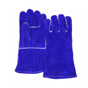 ถุงมือเชื่อมหนังทนน้ำมันสำหรับซ่อมรถยนต์แยกสำหรับก่อสร้างถุงมือหนังแท้เพื่อความปลอดภัยสำหรับผู้ชาย - Product Image 3