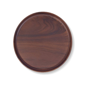 Plateau de service en bois Plateau de service de restauration rapide en bois naturel avec poignée en métal Couverts au look royal Plateau en bois décoratif - Product Image 6