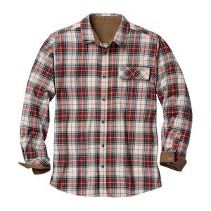 Premium <b>Mens</b> Plaid Flannel <b>Shirt</b> <b>Thick</b> Sherpa Lined Winter <b>Shirt</b> Long Sleeve Brushed Cotton Casual Button Down <b>Shirt</b> - Product Image 4