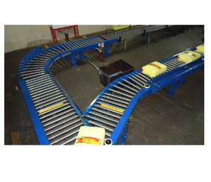 ระบบสายพานลำเลียงลูกกลิ้งแบบขับเคลื่อนโซ่อุตสาหกรรมพร้อมโครงเหล็กสำหรับโรงงานจำหน่ายบรรจุภัณฑ์อัตโนมัติ - Product Image 1