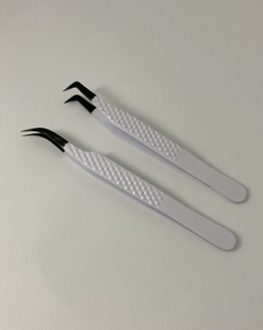 Pince à épiler antistatique à pointe droite incurvée en acier inoxydable pour Extension de cils outils de maquillage en gros pince à épiler - Product Image 2