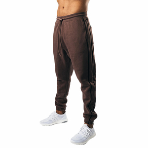 RBI Cotton Regular Fit Fleece Lined Winter Jogger Sweatpants Stacked <b>Pants</b> Men Track <b>Pants</b> - Product Image 2