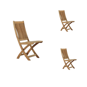 Hermoso juego de restaurante al aire libre sillas plegables de madera silla de madera Premium para venta al por mayor de Indonesia - Product Image 6