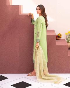 Couleur pista robe salwar kamez nouvelle couleur merveilleuse costume fête incroyable vente chaude Pakistan dames costume indien été chaud - Product Image 3