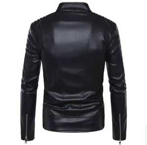 Blouson d'aviateur long en cuir de qualité supérieure pour hommes Fabrication sur mesure Service OEM de haute qualité - Product Image 3