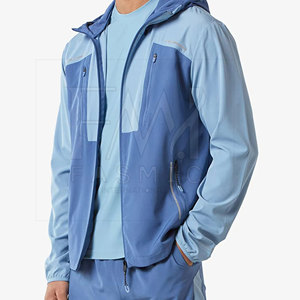 Ensembles de course de jogging à fermeture éclair pour patchs personnalisés ensembles courts coupe-vent imperméables de haute qualité - Product Image 5