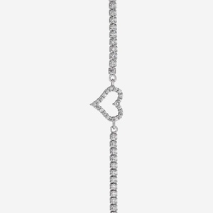 92.5 <b>Silver</b> Crystal <b>Bracelet</b>-Elegant & Dainty Design - Product Image 4