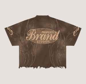 Treetwear Wear été hommes tenue deux pièces Shorts manches T-shirt ensembles rue décontracté 2 pièces pantalons courts Vintage hommes ensembles - Product Image 5