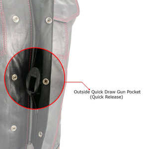 Nouveau design de gilet en cuir véritable pour hommes – Sans manches, bonne qualité, vente chaude, prix bas - Product Image 6