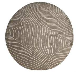 Modern design round shape area rug bedroom use geometric abstract <b>carpet</b> design tufted rug custom made design and size - Product Image 1