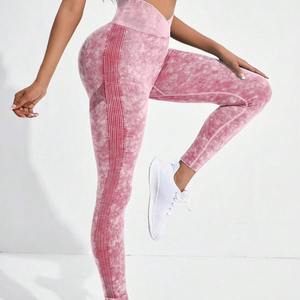 Leggings de Cintura Alta para Mujer, Pantalones de Yoga con Control de Abdomen para Entrenamiento, Correr, Leggings Deportivos para Mujer, Talla Grande - Product Image 1