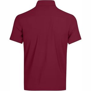 T-shirt polo 100% polyester de haute qualité à séchage rapide et manches courtes, impression par sublimation personnalisée, respirant - Product Image 6