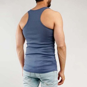 Débardeurs d'entraînement décontractés pour hommes chemises Stringer d'entraînement de gymnastique grande taille vêtements en gros tricotés sans manches haut de musculation - Product Image 5