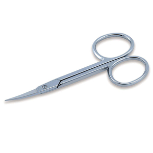 Tijeras para uñas con hoja curva afilada, herramientas de aseo profesional de acero inoxidable, diseño compacto ligero en mis instalaciones - Product Image 3