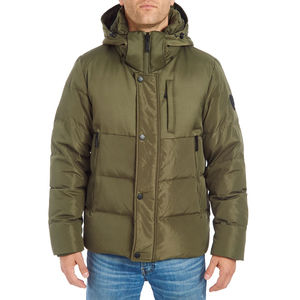 Veste polaire décontractée pour homme grande taille, col montant, coupe-vent et respirante en polyester/coton, collection hiver 2026 – Vente en gros personnalisée - Product Image 1