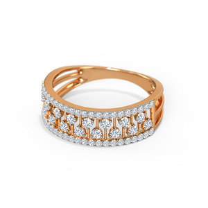 แหวนหมั้นโรสโกลด์14K แหวนเพชรที่เติบโตในห้องปฏิบัติการทรงกลม1.50กะรัตออกแบบได้ตามต้องการ - Product Image 4