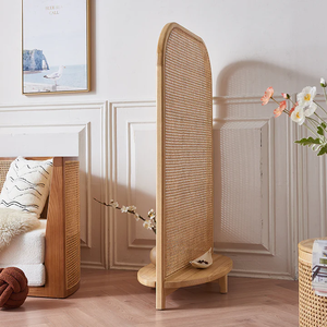 Divisor de Habitaciones de Ratán Ecológico Waite, Estante Decorativo para Muebles del Hogar - Product Image 3