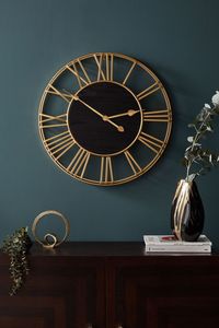 Durable Metal <b>Wall</b> <b>Clocks</b> with Weather Resistant Materials for Outdoor Patios or <b>Garden</b> <b>Walls</b> - Product Image 6