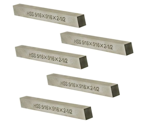 5 pièces 5/16 "X 5/16" X 2-1/2 "HSS carré outil peu tour mouche Cutter moulin blanc - Product Image 1