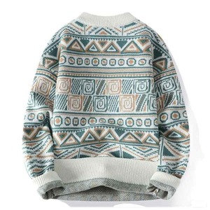 Diseña tu propio jersey para hombre, suéter cálido, línea de tendencia, ropa Retro aborigen - Product Image 1