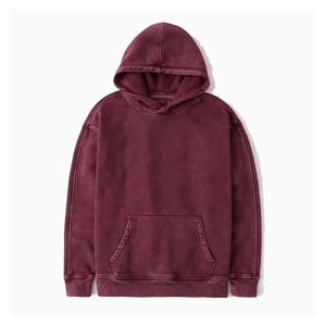 100% algodón pulóver sudadera personalizada OEM/ODM hombres Regular Sudadera con capucha en relieve Logo estampado de talla grande Unisex polar Sudadera con capucha básicos - Product Image 1