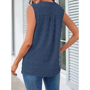 Blusas Holgadas Casuales Sólidas para Mujer, Moda 2024, Blusas y Camisas Extra Grandes Vintage de Verano para Mujer, Tops Elegantes para Mujer Joven - Product Image 5