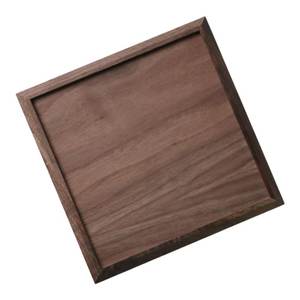 Bandeja para servir alimentos para fiestas, madera de acacia, desayuno, organizador de alimentos, bandeja Rectangular personalizada de madera para servir con asas - Product Image 1