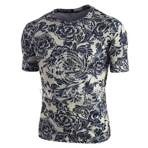 เสื้อยืดผู้ชายไซส์ใหญ่ ระบายอากาศได้ดี ผ้าคอตตอนถัก 100% แขนสั้น พิมพ์ลายแบบซับลิเมชั่น เป็นมิตรต่อสิ่งแวดล้อม แห้งเร็ว คุณภาพสูง - Product Image 1
