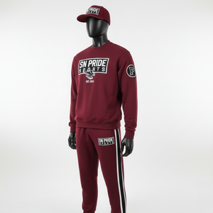 Survêtement de course décontracté personnalisé en gros pour unisexe, vêtements de sport pour jogging avec broderie, respirant, 100% coton - Product Image 4