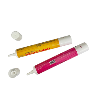 Tube cosmétique PE imprimé sur mesure 30 ml, finition mate ou brillante avec bouchon à clapet, emballage pour crème contour des yeux - Product Image 4
