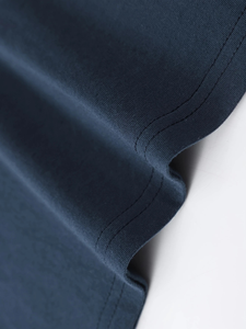 Camiseta Casual de Algodón 100% para Hombre, Cuello Redondo, Manga Corta, Versátil, para Todas las Temporadas, Fácil de Cuidar, Lavable, Color Sólido, Talla Grande Relajada - Product Image 6