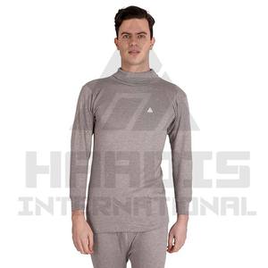 Slim Fit manga larga nuevo estilo cuello redondo Camiseta nuevo diseño de moda contraste Color Panel camiseta para hombres - Product Image 1