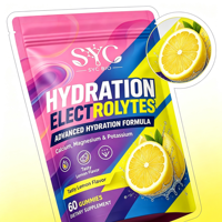 SYC BIO Hydratatie Elektrolyten Gummies, Calcium Magnesium Kalium, Gym Fitness Herstel, 60 Stuks, OEM ODM Private Label