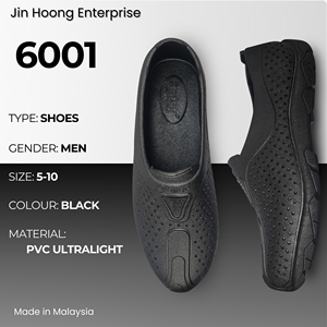PVC Work <b>Shoes</b> Anti Slip Lightweight Waterproof Durable Unisex Safety Footwear Bulk Wholesale Supplier @migo 6001 Made Malaysia - Product Image 1