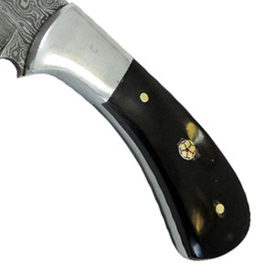 มีดล่าสัตว์ทำจากเหล็กดามัสกัสพร้อมที่จับไม้ทำด้วยมือสินค้าที่รองรับความต้องการสูง - Product Image 4