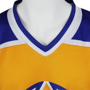 Jersey de hockey sobre hielo con estampado de sublimación personalizado de nuevo estilo, ropa de entrenamiento de equipo profesional, Camiseta deportiva de invierno de manga larga 100% - Product Image 4