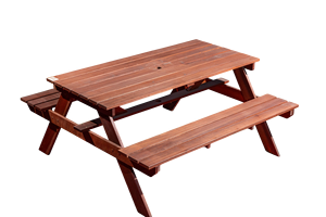 Muebles de comedor al aire libre de madera Melaleuca de alta calidad superventas cómodos para apartamento Hotel Exterior patio jardín conjunto - Product Image 5