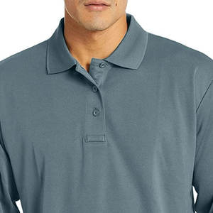 Camisas de hombre de talla grande informales de secado rápido con impresión de logotipo personalizado al por mayor, camisas de verano transpirables de alta calidad - Product Image 4