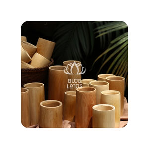 Expédition rapide : Tasse en bambou finition soignée pour une mise en place rapide et une touche esthétique savoureuse pour les arts traditionnels des food courts. - Product Image 1