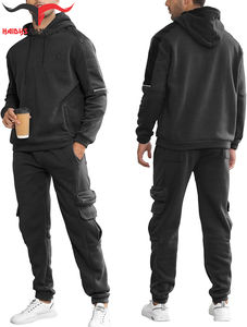 Sweatshirts d'hiver unisexes personnalisés en coton molletonné imprimé, respirants, poids lourd, survêtements d'automne ODM, sweat à capuche grande taille - Product Image 2