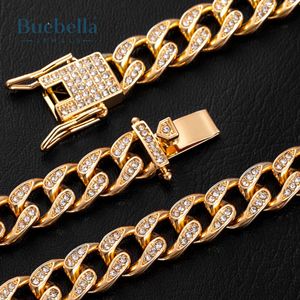 Collar de lágrima de diamante de moissanita chapado en oro de 14 quilates de plata 925 para hombre, cadena cubana de Miami, regalo para hombre - Product Image 4